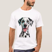 Playful Dalmatian Puppy T-shirt (Voorkant)