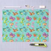 Playful Dinosaur Tissuepapier (Craft)