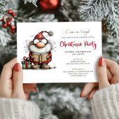Playful Funny Santa Claus Party Digital Invitation