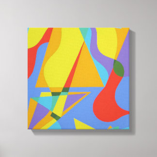 Playful Geometry Canvas Print