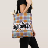 Playful Halloween Plaid Draagtas (Dichtbij)