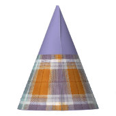 Playful Halloween Plaid Feesthoedjes (Achterkant)