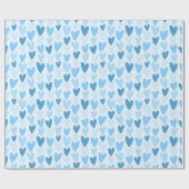 Playful Hand-Drawn Heart Pattern Cadeaupapier (Vlak)