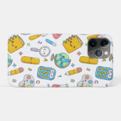 Playful Learning – Cute Education Seamless Pattern Case-Mate iPhone Case (Achterkant (horizontaal))