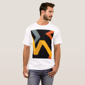 PLayful, levendig, modern, stedelijk grafisch ontw T-shirt (Voorkant volledig)