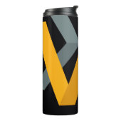 PLayful, levendig, modern, stedelijk grafisch ontw Thermosbeker (Gedraaid links)