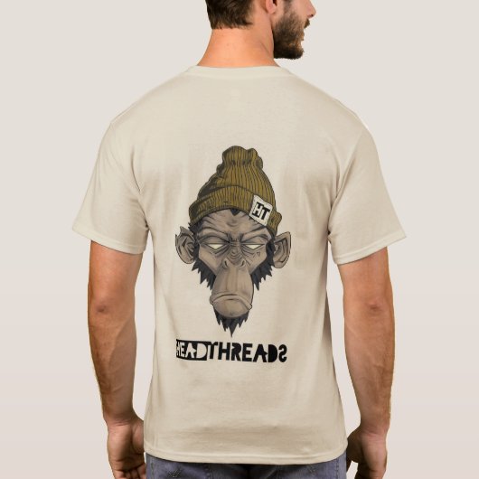 Playful Monkey Graphic T-Shirt (Dos)