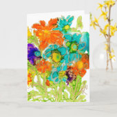 Playful One Lovitude Carte Vierge par Anne Pryor (Fleur jaune)