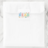 Playful Pastel Bubble "READ" Sticker Style (Tas)