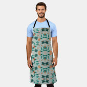 Playful Pattern Apron Schort (Gedragen)