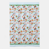 Playful Penguins For Christmas  Theedoek (Verticaal)