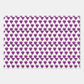 Playful Pixel Faces – Retro-Inspired Geometric Cha Inpakpapier Vel (Voorkant 2)