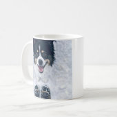 Playful Puppy Coffee Mug | Cute Dog Mug (Devant gauche)