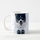 Playful Puppy Coffee Mug | Cute Dog Mug (Gauche)