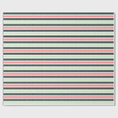 Playful Striped Polka Dot Pattern Cadeaupapier (Vlak)