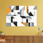 Playful Structure Canvas Afdruk (Insitu (Woonkamer))