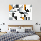 Playful Structure Canvas Afdruk (Insitu (Slaapkamer))