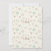 Playful Sweet and Three Kids Birthday Invitation (Dos)