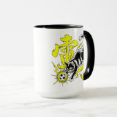 Playful Thunder Cat Mug - Perfect for Soccer Lover Mok (Voorkant rechts)
