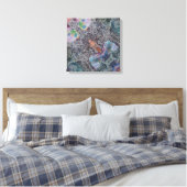 Playful Wonder Stretched Canvas Print (Insitu (Slaapkamer))
