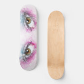 Playground Skateboard Lady Eye Eyelash Face (Recto)