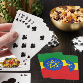 Playing Cards with flag of Ethiopia Pokerkaarten (Insitu)