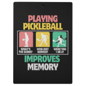 Playing Pickleball Improves Memory Klembord (Achterkant)