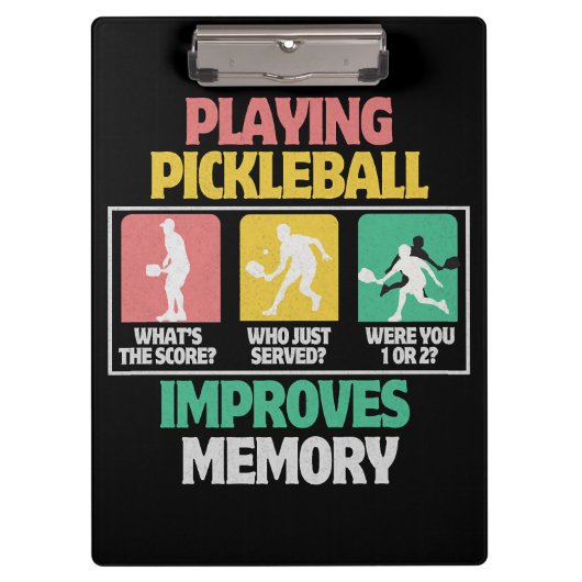 Playing Pickleball Improves Memory Klembord (Voorkant)