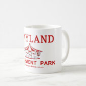 Playland Amusement Park, Willow Springs, Illinois Koffiemok (Voorkant rechts)