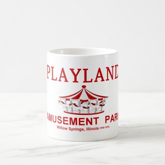 Playland Amusement Park, Willow Springs, Illinois Koffiemok (Center)