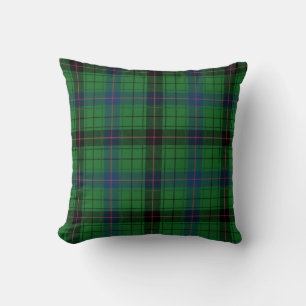 Plays Clan Davidson Blue Green Black Check Tartan Kussen