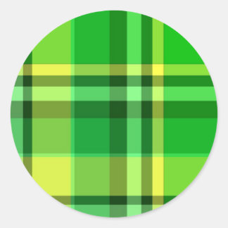 Plays Green Yellow Ronde Sticker