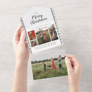 Plays kerstkool 6 Photo Holiday All-in All In One Uitnodiging