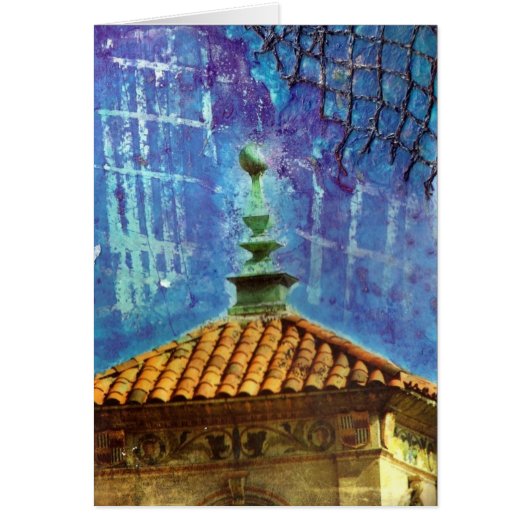 Plaza Building Gemengde Media Collage (Voorkant)