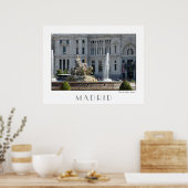 Plaza de Cibeles, Affiche de Madrid (Cuisine)