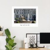 Plaza de Cibeles, Affiche de Madrid (Bureau à domicile)