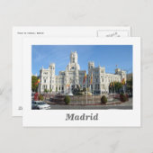 Plaza de Cibeles, Briefkaart Madrid (Voorkant / Achterkant)