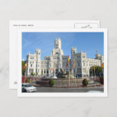 Plaza de Cibeles, Madrid Carte postale (Devant / Derrière)