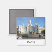 Plaza de Cibeles, Madrid Magnet (Recto/Verso)