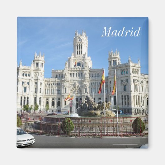 Plaza de Cibeles, Madrid Magnet (Devant)