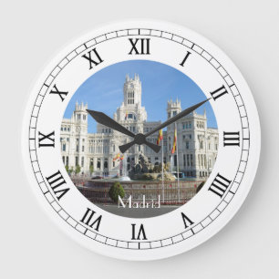 Plaza de Cibeles, Madrid Wall Clock Grote Klok