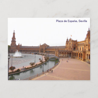 Plaza de Espana in Sevilla Briefkaart