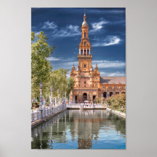 Plaza de España in Sevilla, Spain Poster