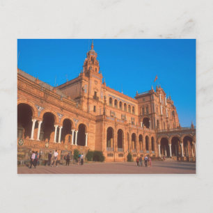 Plaza de Espana in Sevilla, Spanje. Briefkaart
