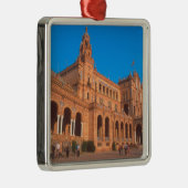 Plaza de Espana in Sevilla, Spanje. Metalen Ornament (Rechts)