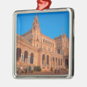 Plaza de Espana in Sevilla, Spanje. Metalen Ornament (Links)