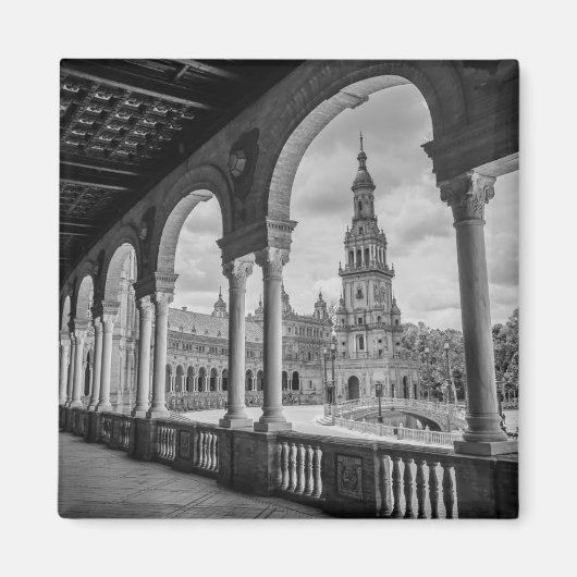 Plaza de Espana Magnet: Sevilla Magneet (Voorkant)