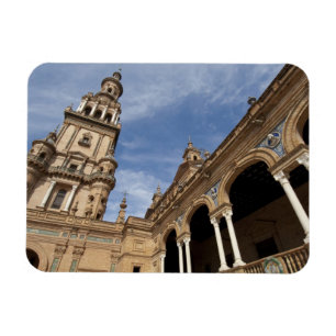 Plaza de Espana, Sevilla, Andalusië, Spanje Magneet