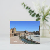 Plaza de España, Sevilla Briefkaart (Staand voorkant)