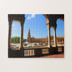 Plaza de Espana, Sevilla, Spanje - Puzzle Legpuzzel